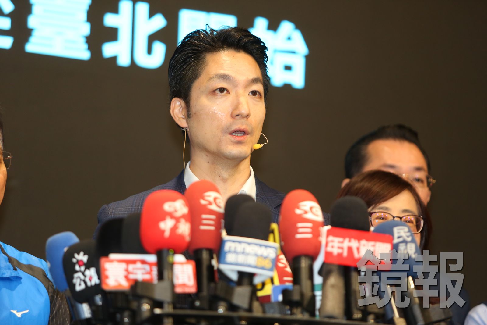 蔣萬安近日接受前立委郭正亮專訪。圖/姜永年攝影