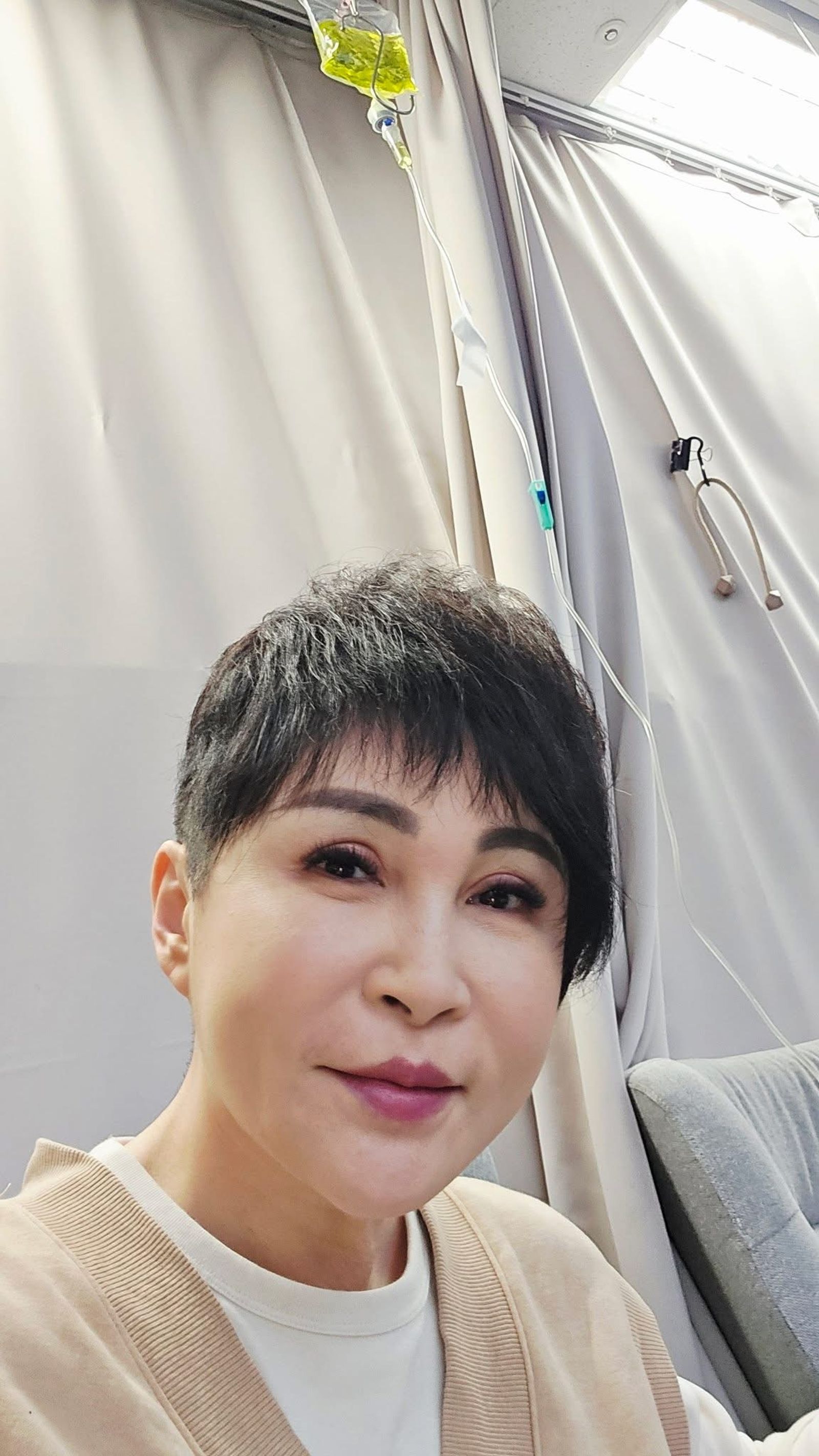 王瑞玲身體出現狀況。翻攝王瑞玲臉書