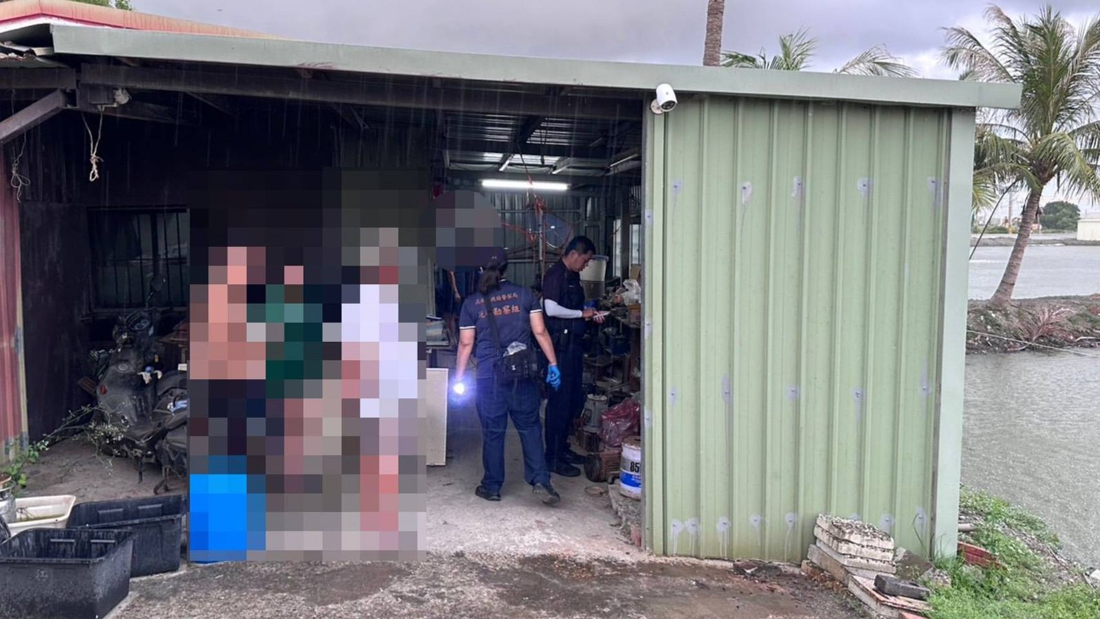 高雄茄萣魚塭工寮觸電意外　7旬翁「手握電線」明顯死亡