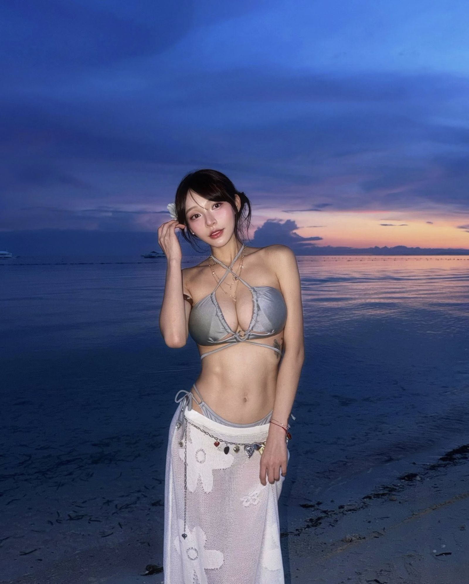 林襄經常大方展露好身材。翻攝林襄臉書