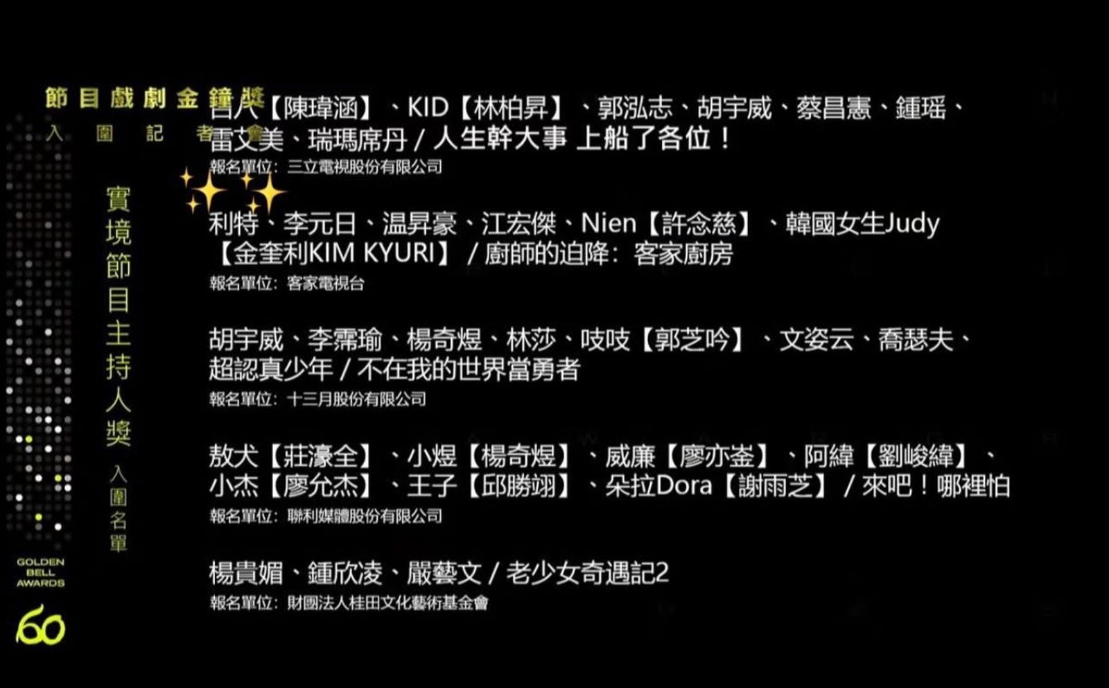 利特開心地在IG發文，很開心入圍金鐘獎。翻攝IG@xxteukxx