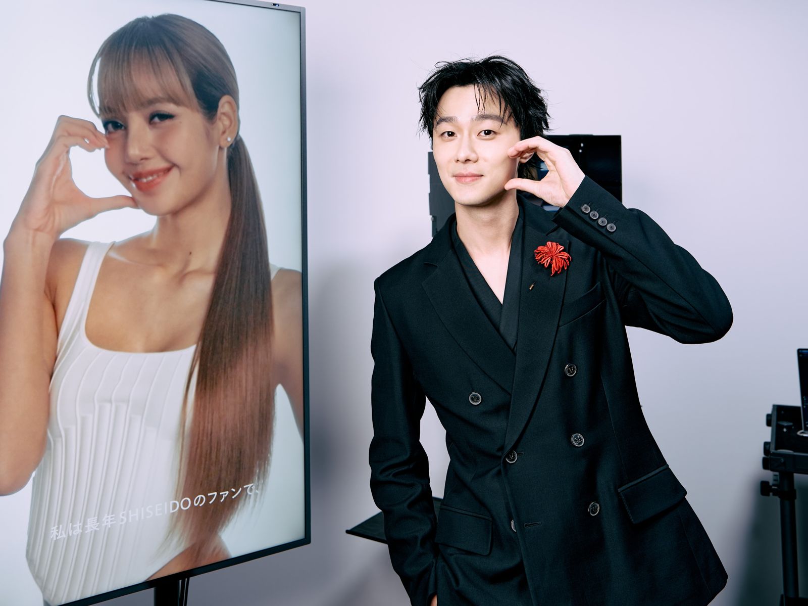 施柏宇追星成功！圓夢見女神Lisa激動大喊「I Love you」 嘴甜讚「喜歡她全部」