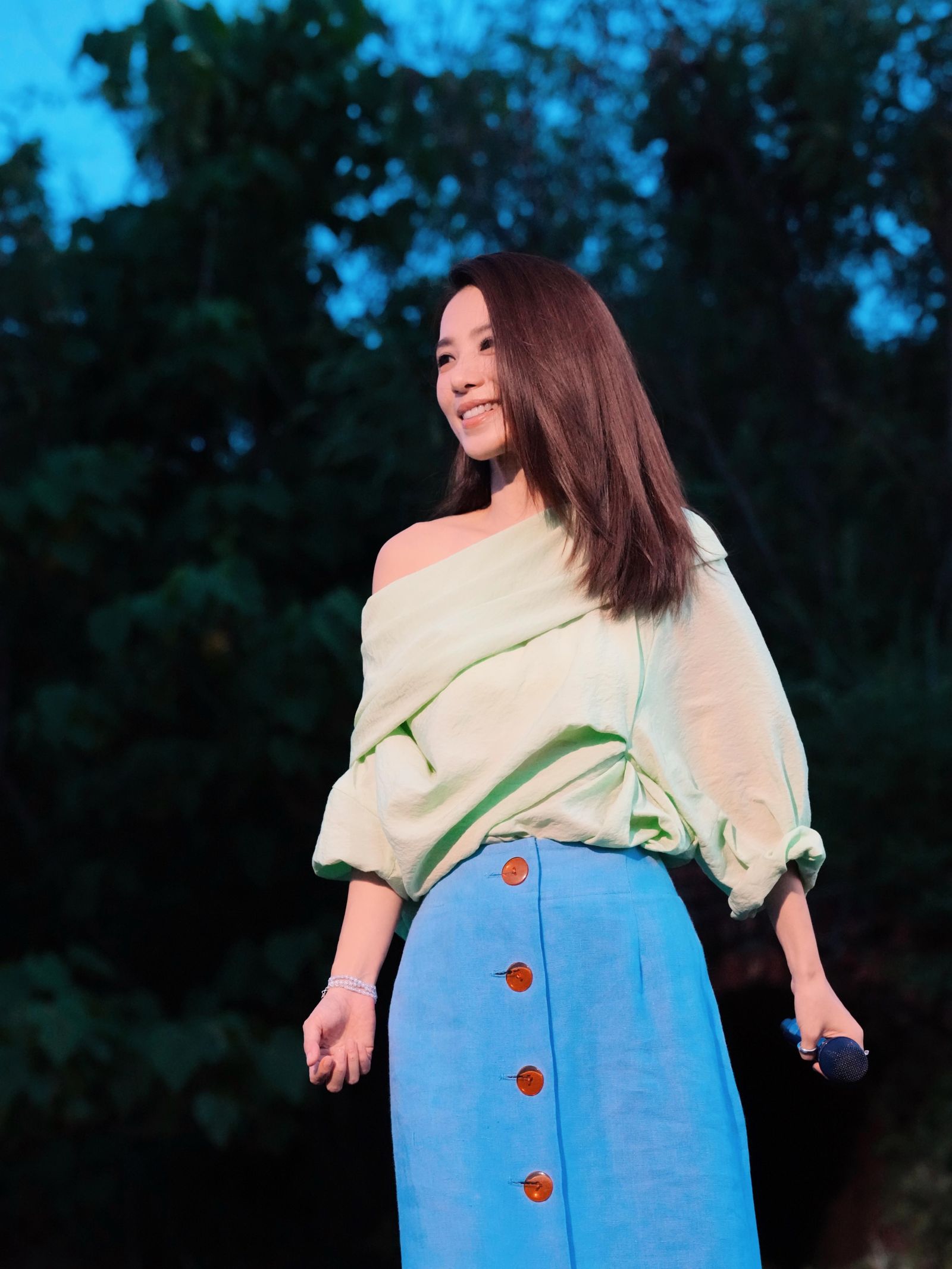 田馥甄日前在屏東恆春聯福磚窯開唱。何樂音樂提供