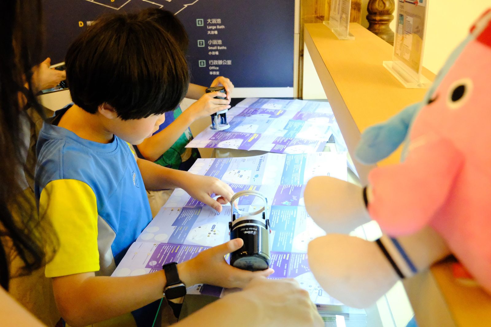 民眾熱情參與518博物館日《臺北時空探險》闖關地圖活動。圖/台北市文化局提供