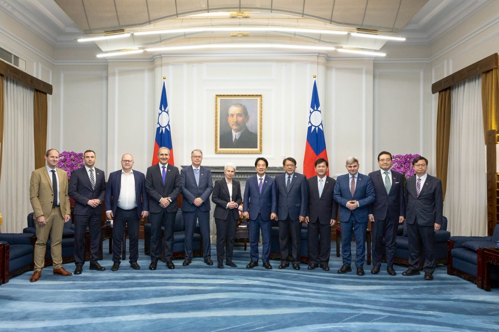 歐洲議會「安全暨防衛委員會」首訪台　賴清德盼台歐攜手打造民主供應鏈