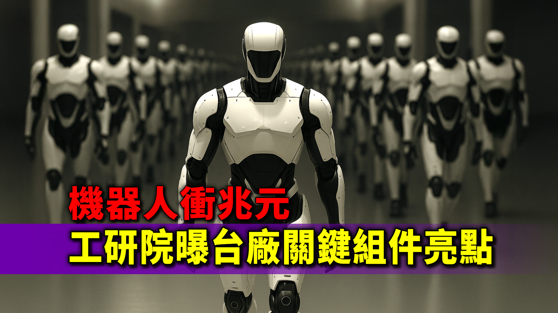 機器人衝兆元　工研院曝台廠關鍵零組件亮點