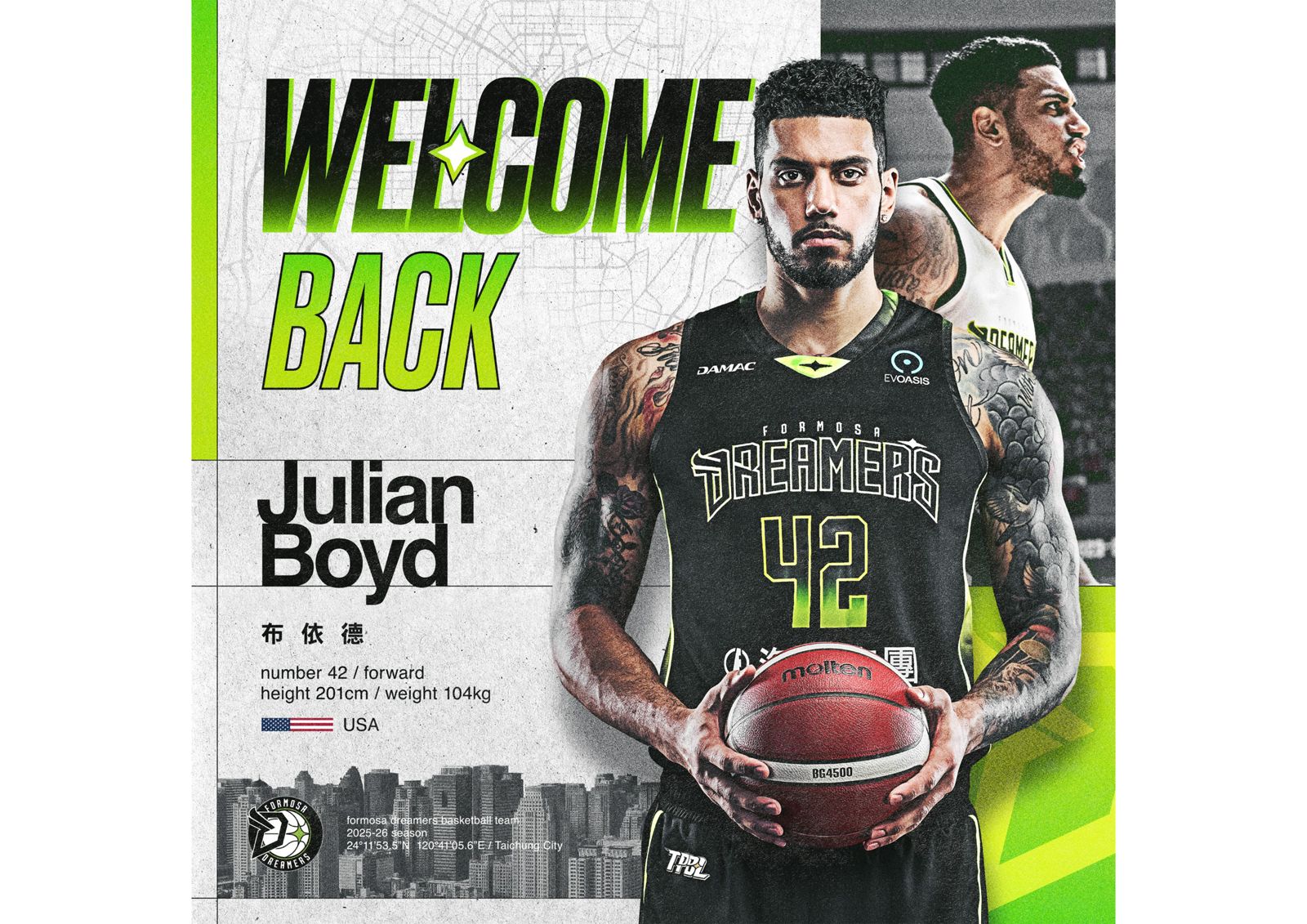 夢想家「趙子龍」！「健身教練」布依德三度回歸熟悉的舞台