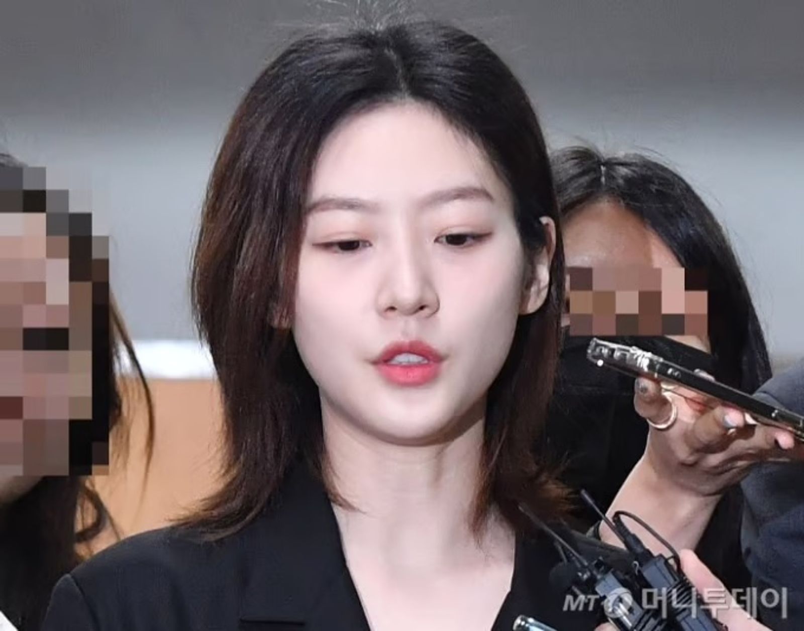 金賽綸證人遭襲擊一事為假。翻攝머니투데이