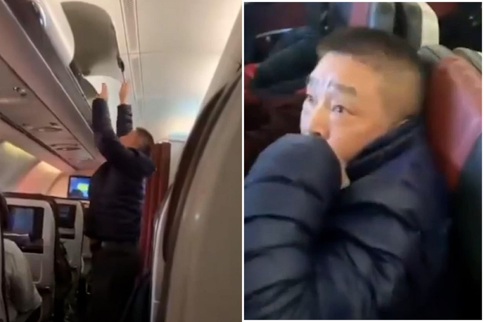 41J肉聲／又是中國人！機上偷竊被抓到　遭伊朗乘客巴頭打爆