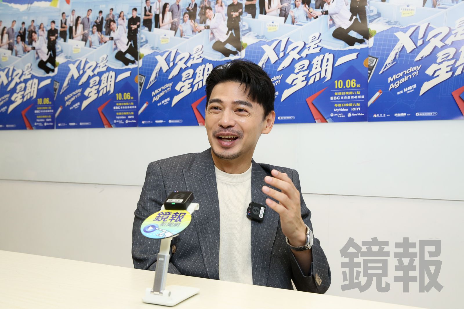 阿Ken也入圍了綜藝節目主持人獎。董孟航攝