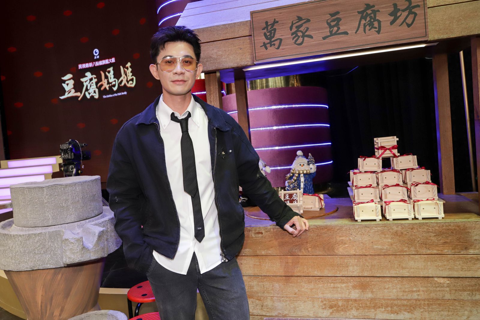 曾子益演出《豆腐媽媽》。民視提供