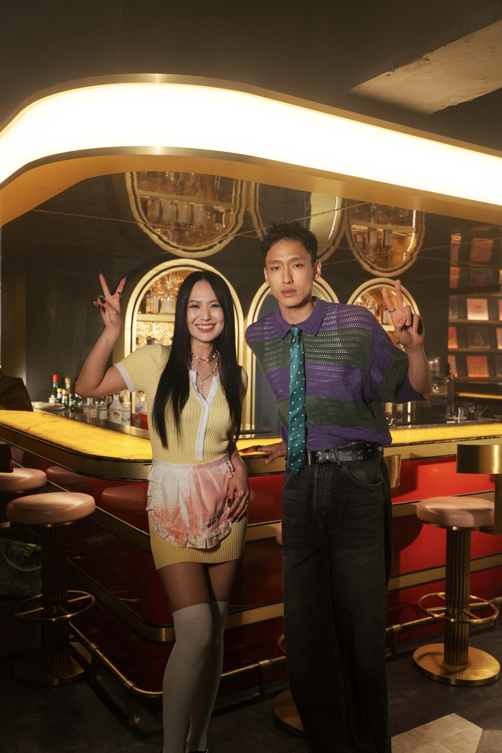 孫盛希日前拍攝英文單曲〈Tidy It Up〉MV。滾石唱片提供