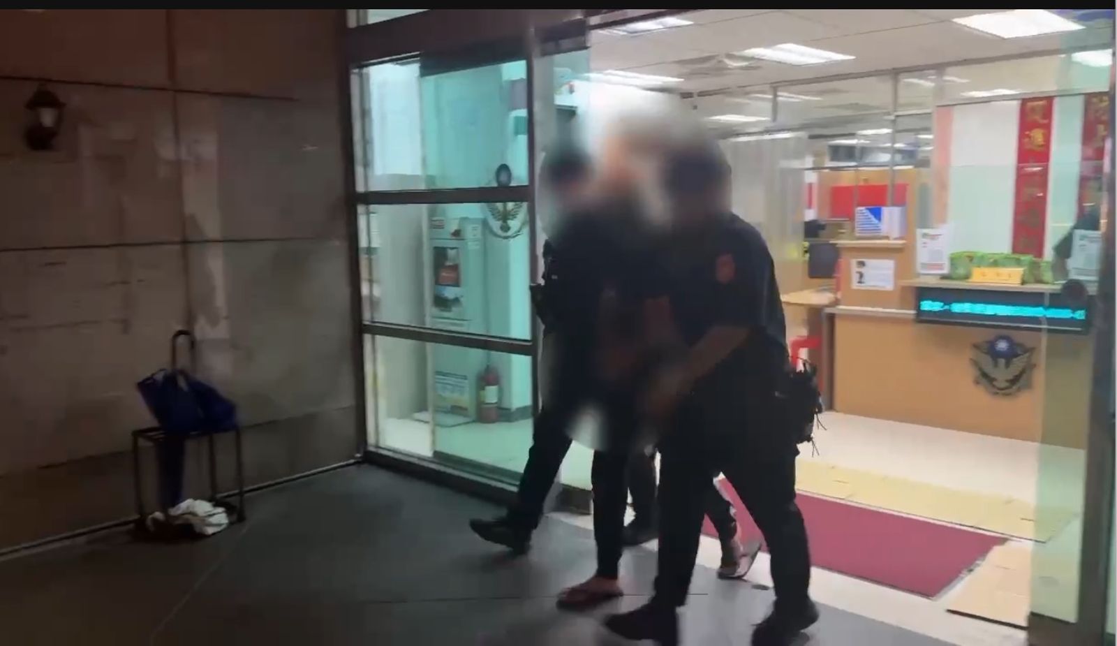 洪男掐死女友遭警方移送。圖/翻攝畫面
