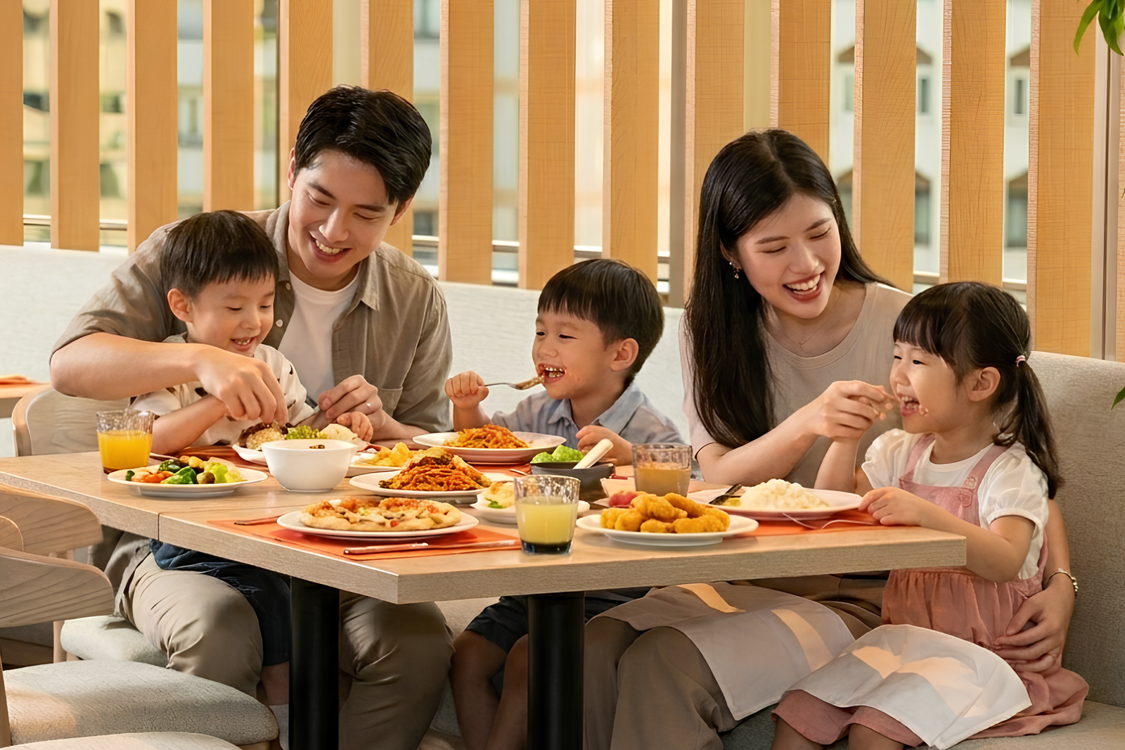 兒童節好康！遠東Café平日晚餐，一次最多4位小朋友免費吃到飽