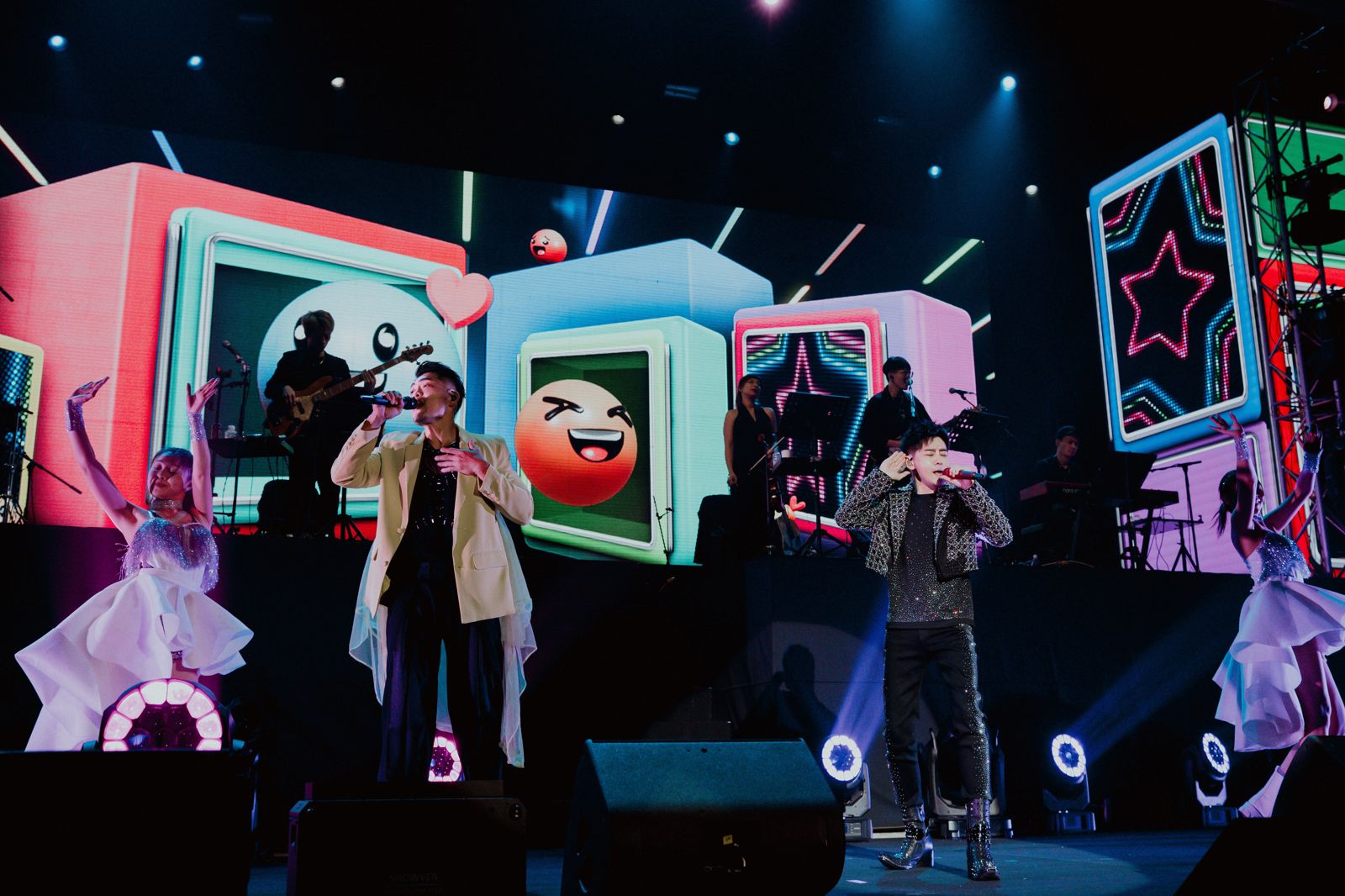 林志穎與李玖哲攜手在馬來西亞舉辦演唱會。爵士娛樂提供