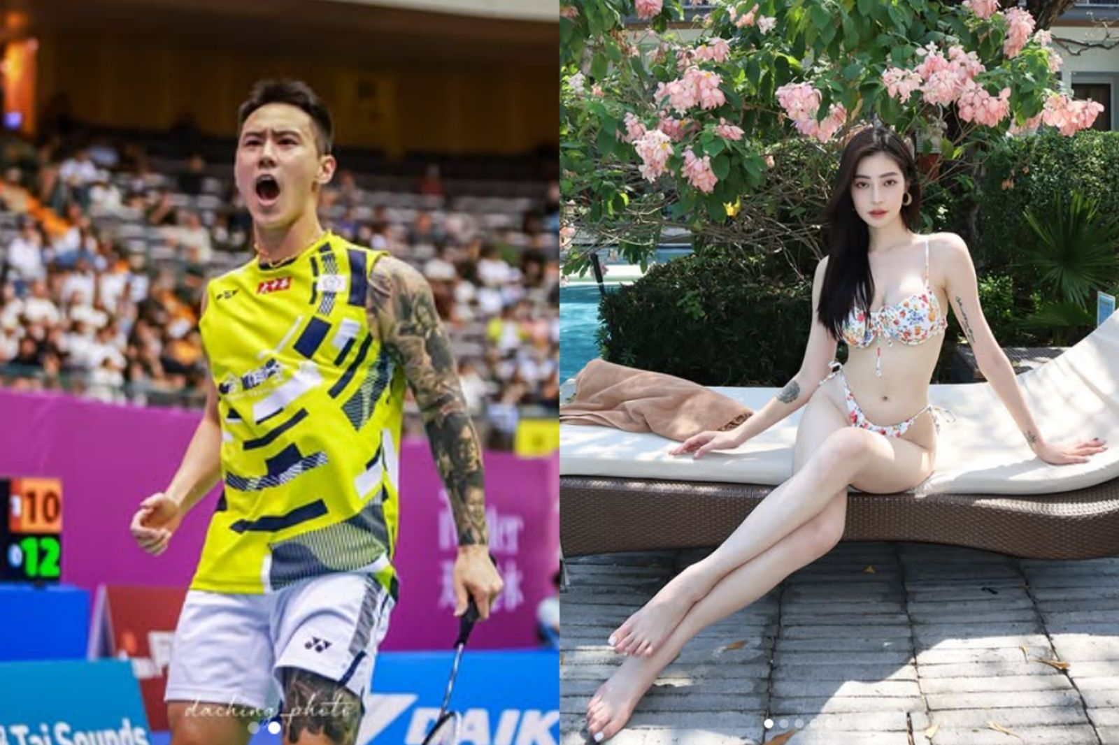 獨家／羽壇男神楊博涵沉迷刺青、情史精彩　歷任女友清一色神顏長腿