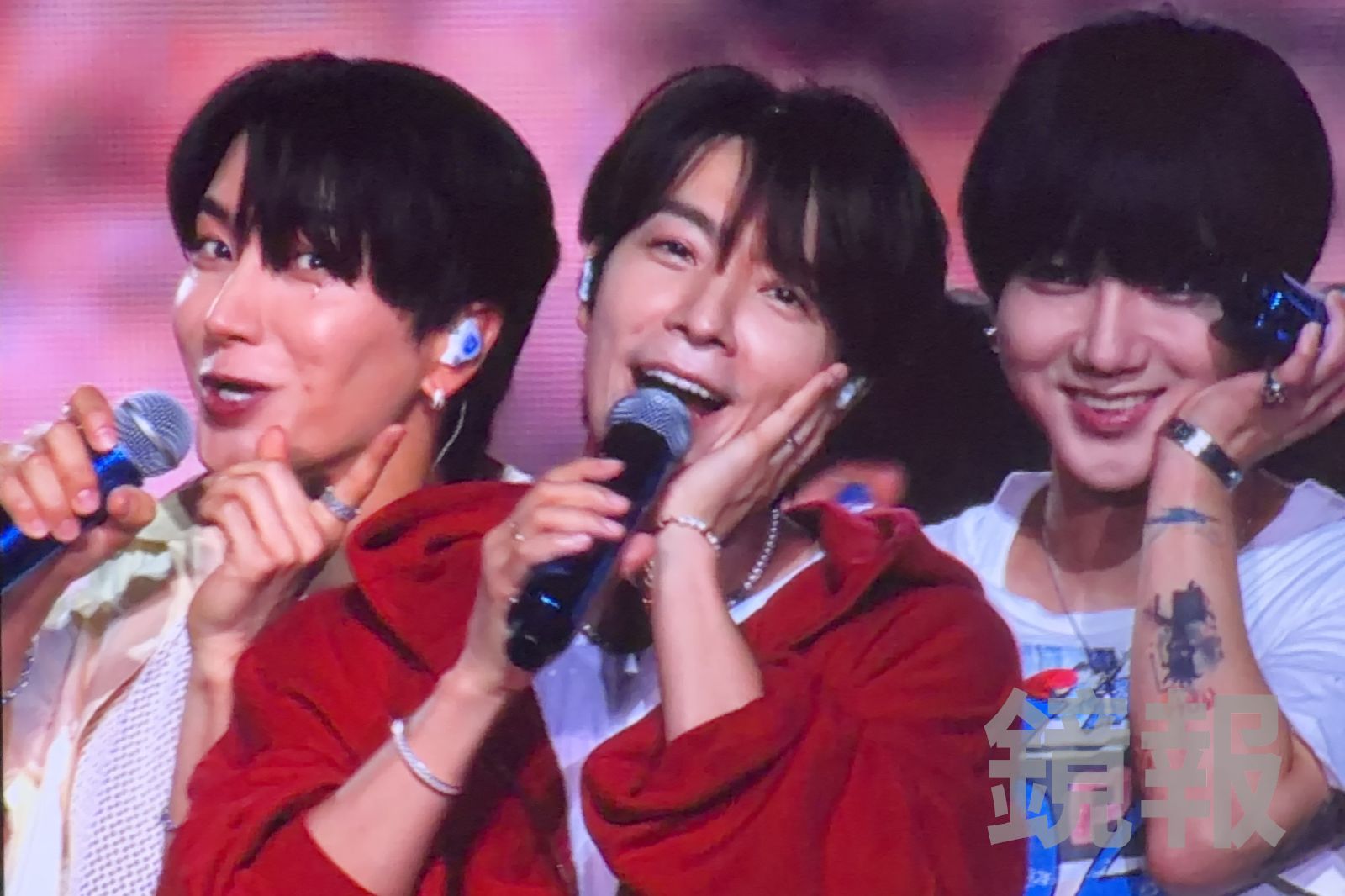 Super Junior展現可愛的一面。讀者提供