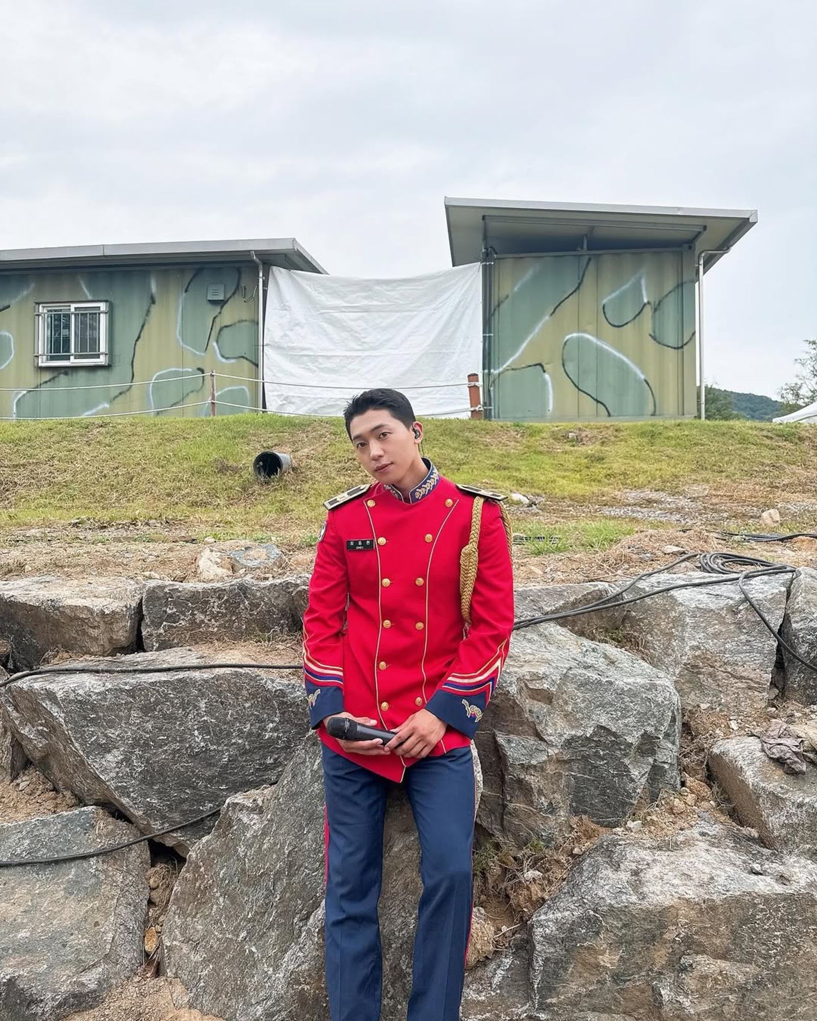 TEEN TOP成員創造上週一才退伍，以陸軍服役的他，也曾參與軍中演出。翻攝IG@t.changjo