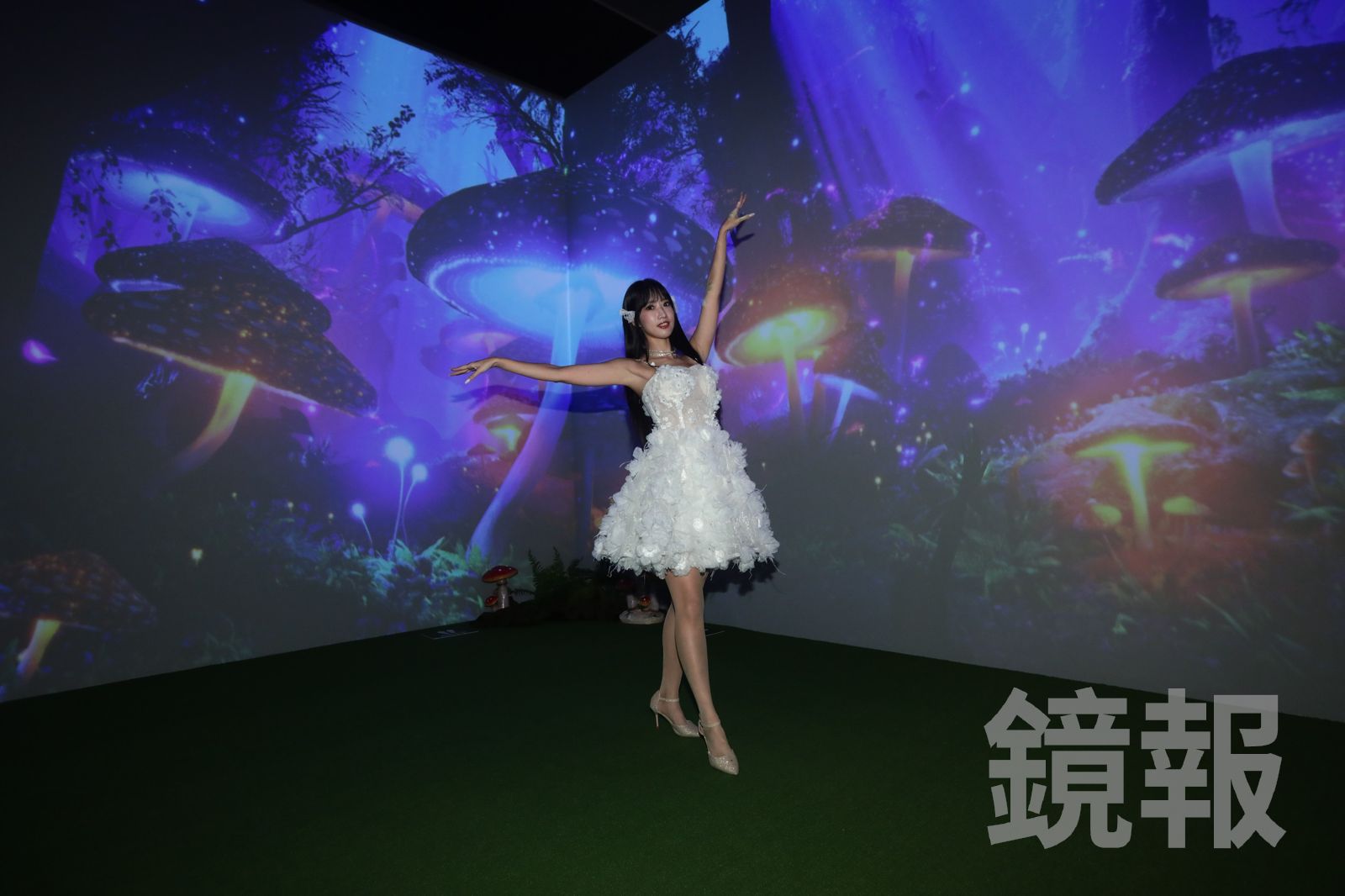 楊若歆推薦曖昧中的男女前往觀展。林煒凱攝