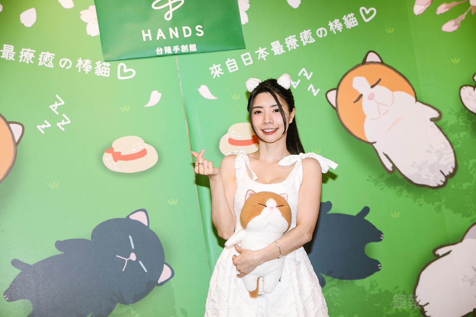 艾融今擔任品牌一日店長。鄒保祥攝