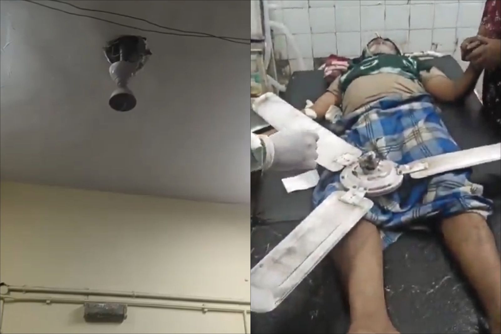 天花板風扇突掉落「砸中病患慘死」!醫院疑卸責:他本身就病得很重…目擊者怒打臉