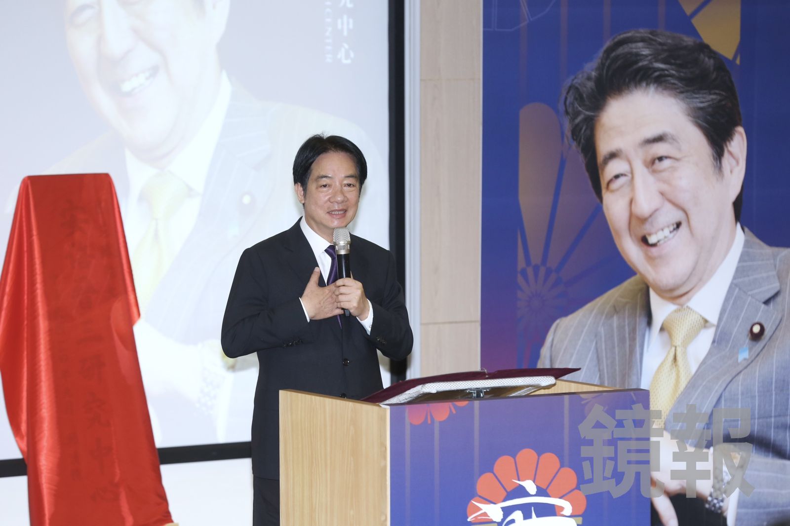 政大成立安倍晉三研究中心 賴清德:面對中國威脅台日是民主島鏈