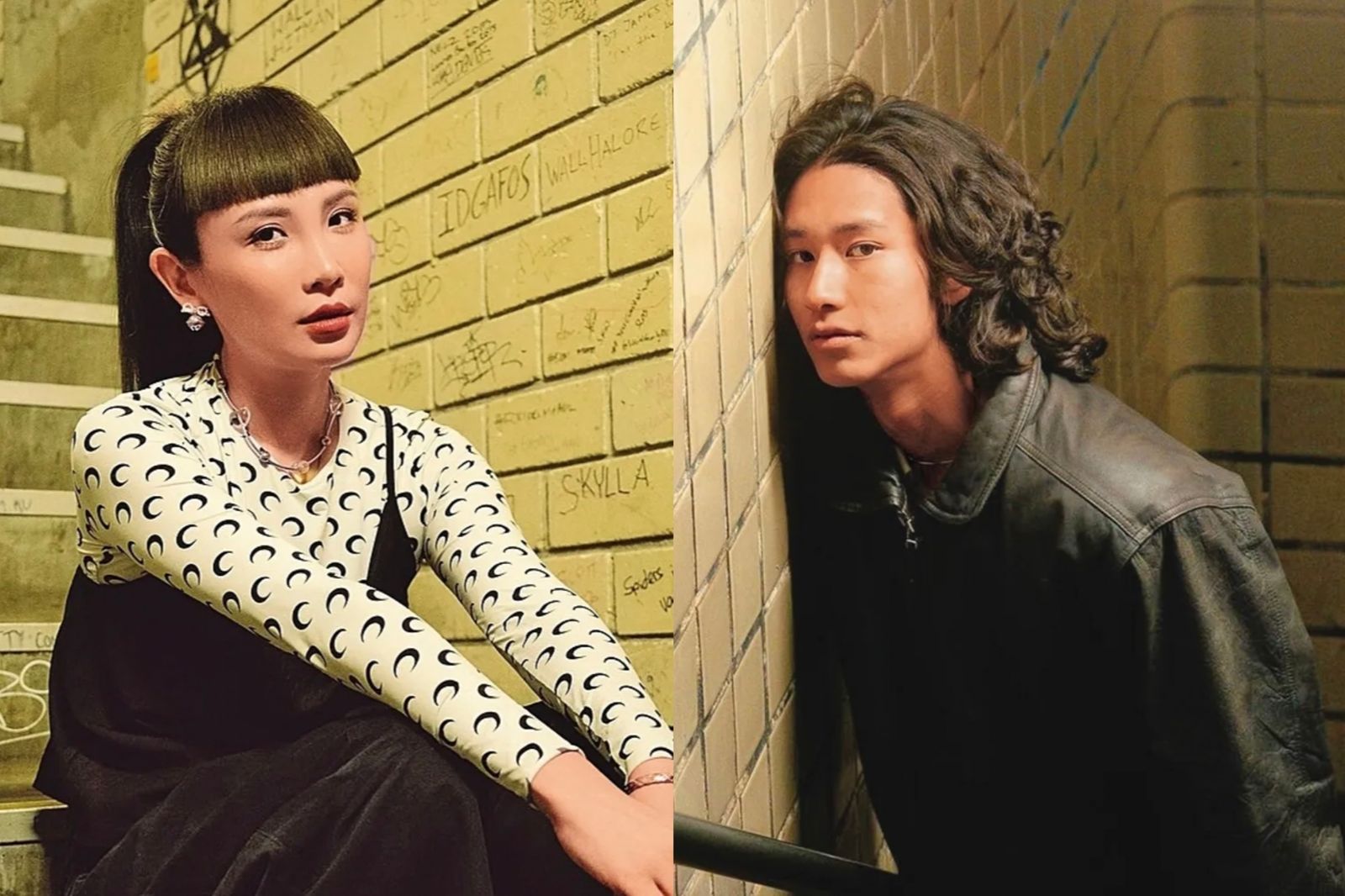 魏如萱(左)穩交小21歲男友Ian。翻攝魏如萱臉書、Ian IG