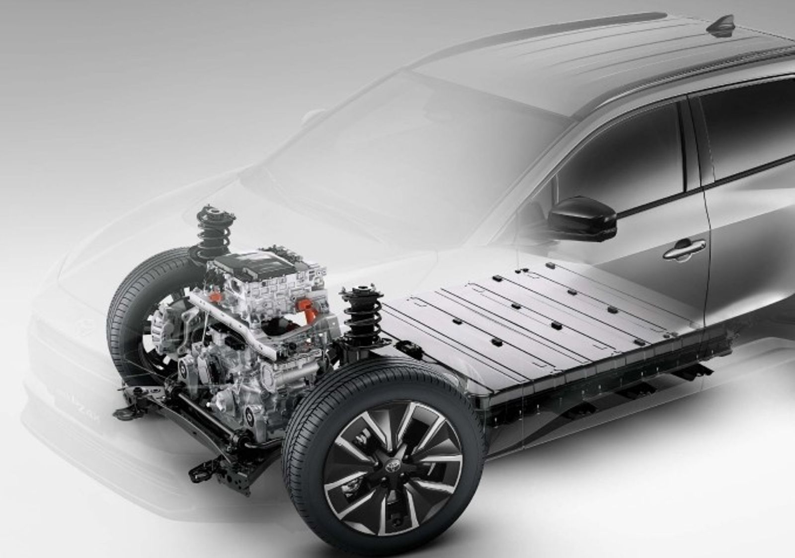 電動系統的逆變器換上碳化矽功率晶片,有效提高運作效率外,還可降低能量損耗。圖/Toyota