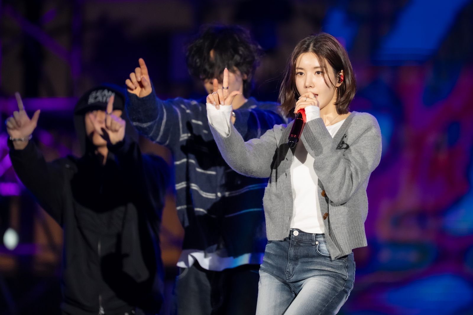 權恩妃一現身便引起全場尖叫。高雄市政府提供