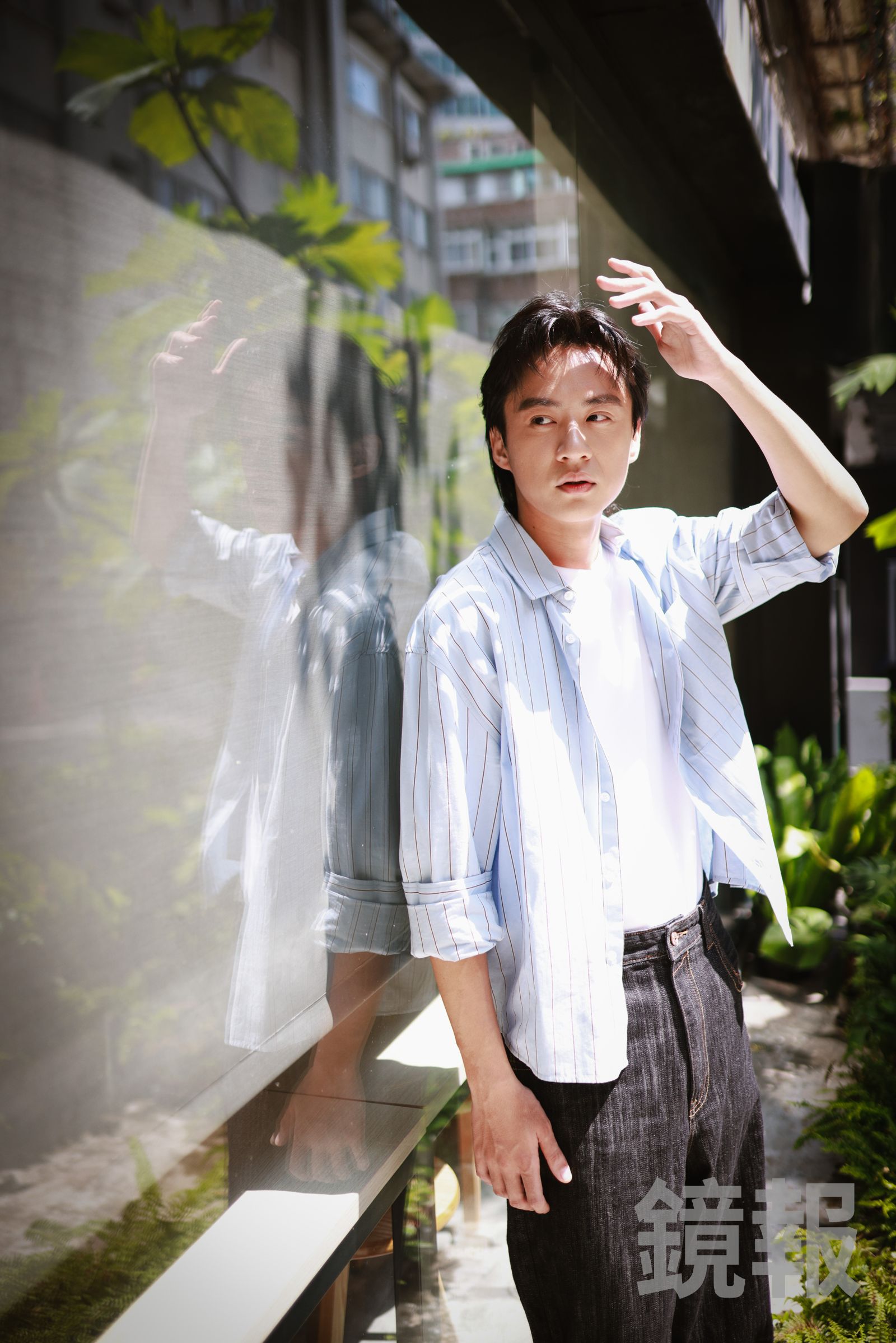 入圍揭曉當天,吳翰林仍在拍戲,態度淡定只想先把戲拍好。劉耀勻攝