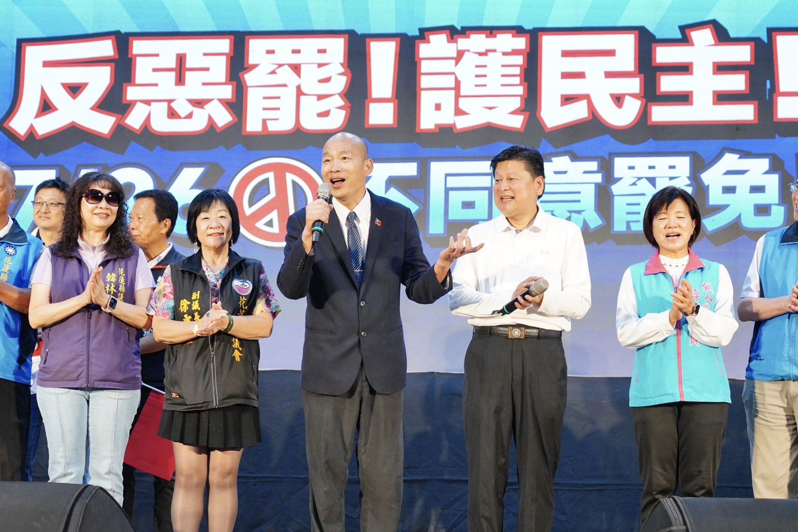 心結再添一筆？韓國瑜東進花蓮挺反罷免　隻字未提傅崐萁