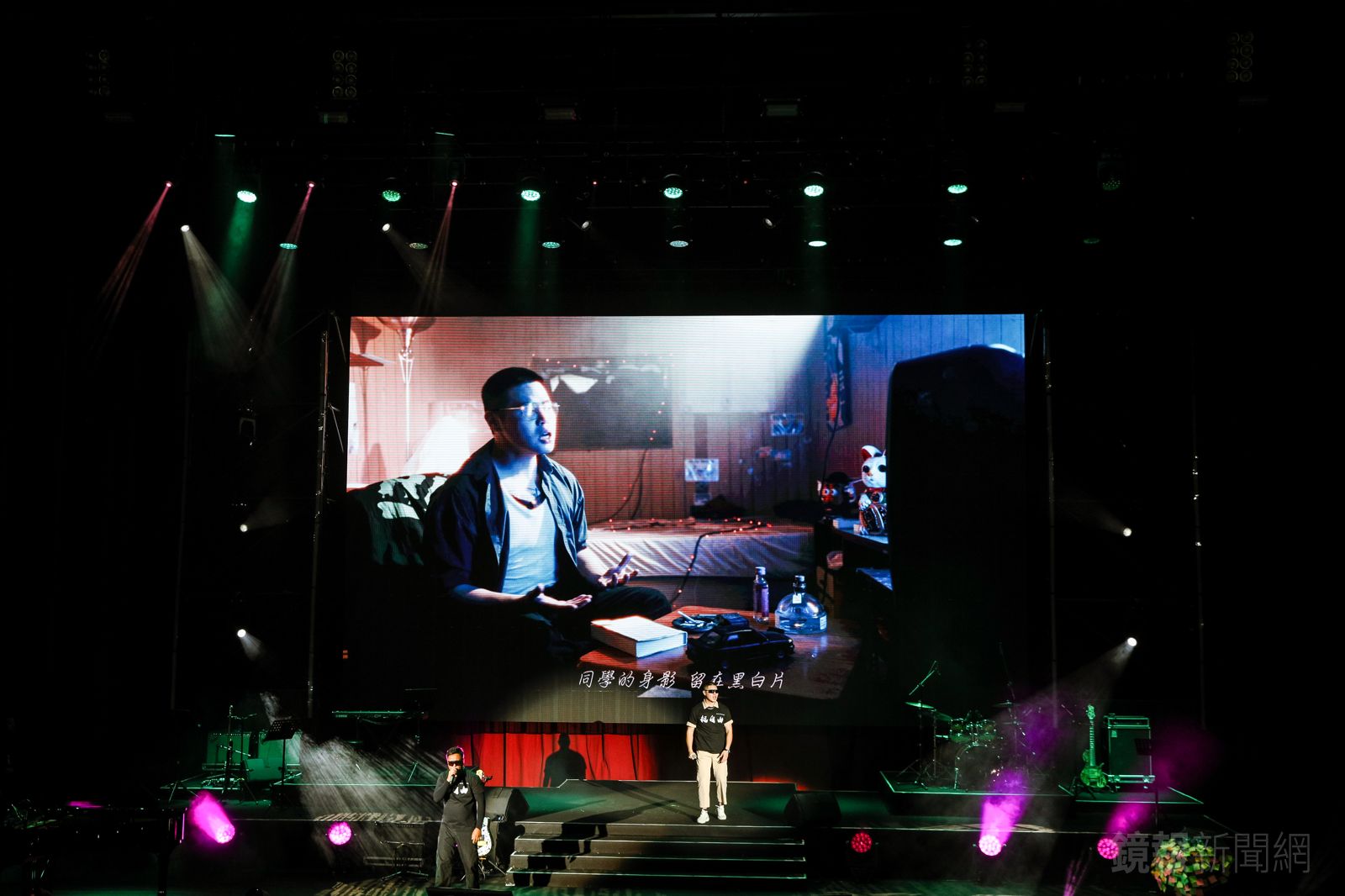 閩南狼現場演唱新歌。鄒保祥拍攝