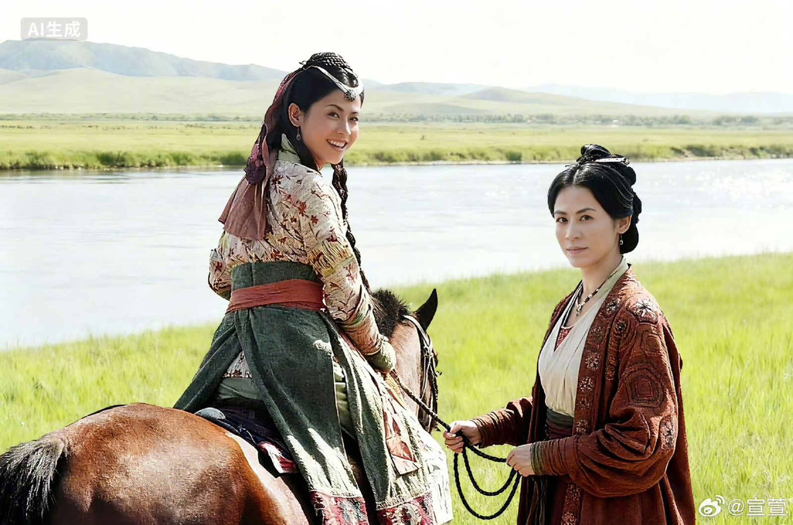 宣萱「穿越時空」！同框25年前《尋秦記》烏廷芳　震撼畫面網友嚇傻：這科學嗎？