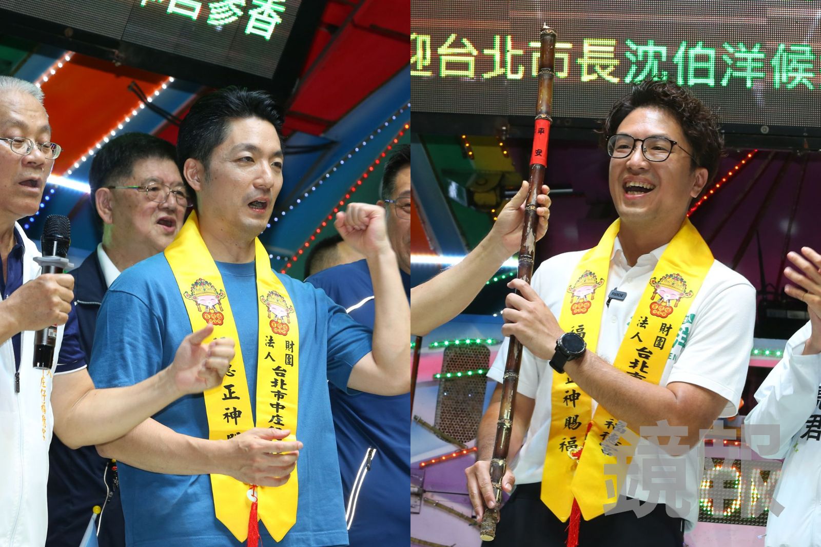 觀察/蔣萬安、沈伯洋險強碰!民眾爭找沈簽名合照 蔣有藍營里長戰隊加持