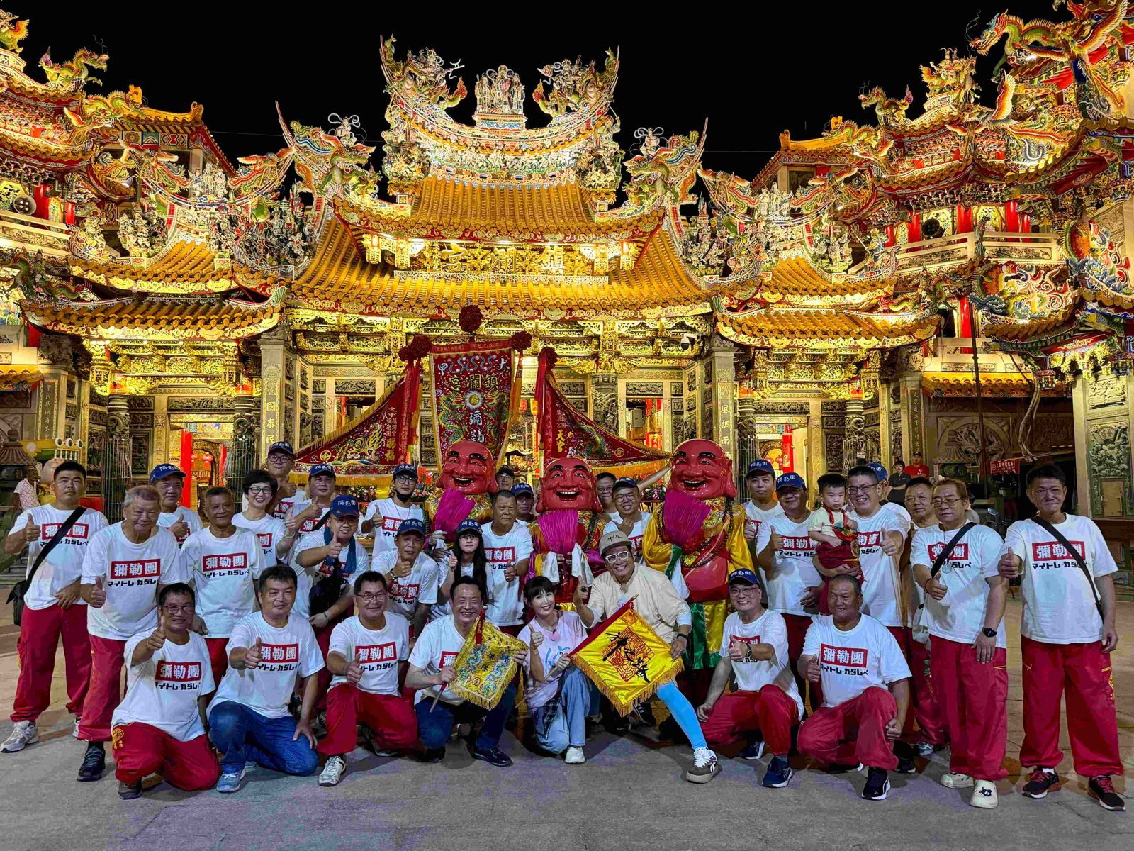 百人「神力應援」《神之路》直擊鎮瀾宮彌勒團,許效舜感動哽咽!東森超視提供