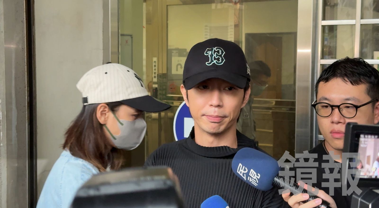 小杰交保後表示，會為自己年輕時做的錯誤行為道歉。呂健豪攝