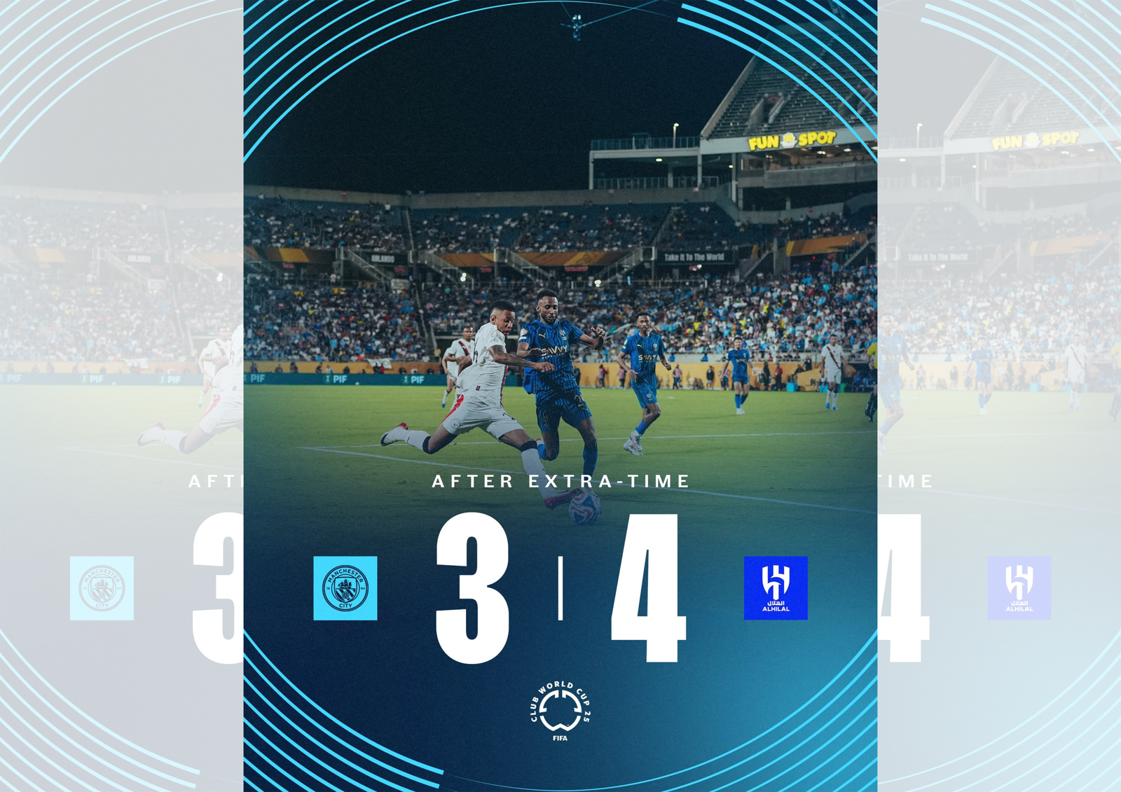 足球／爆冷！Al Hilal延長賽4：3淘汰曼城　無緣世俱盃八強