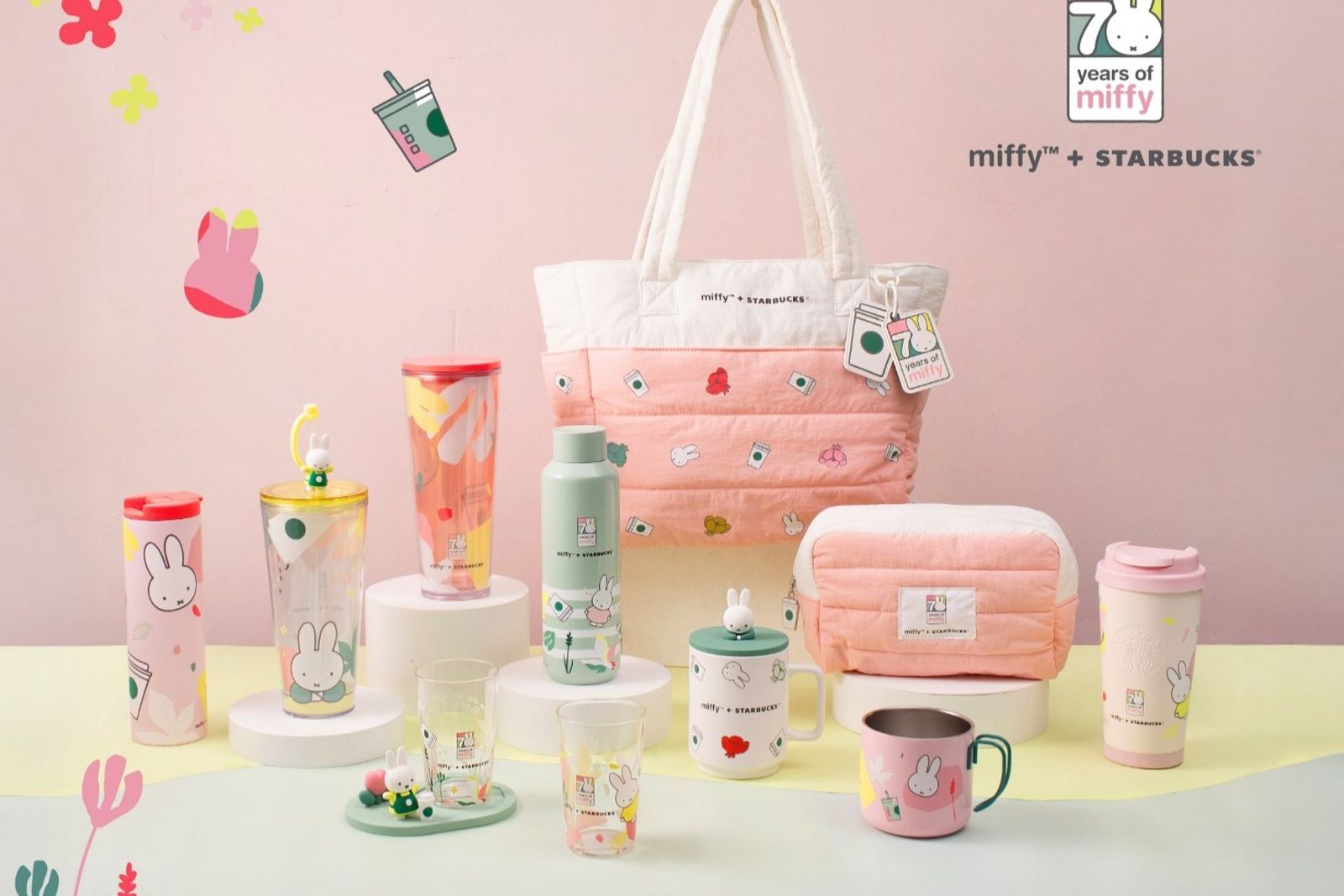 星巴克再度被miffy攻陷!16款萌杯、包袋、限量小物超療癒