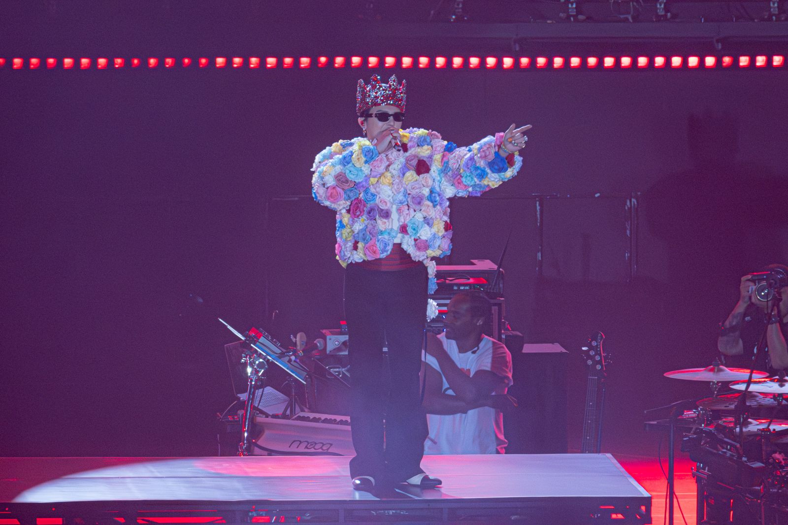 GD一舉一動都讓4萬歌迷嗨翻。讀者提供