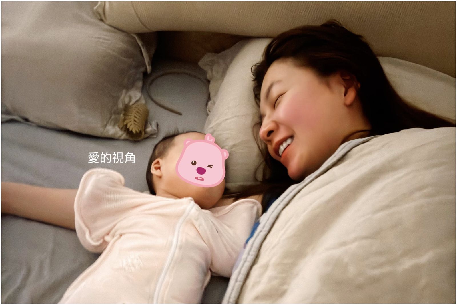 生下雙胞胎女兒2個月!謝京穎驚曝「每天抽鬼牌」日常 一個晚上驚醒20次:比拍夜戲還崩潰
