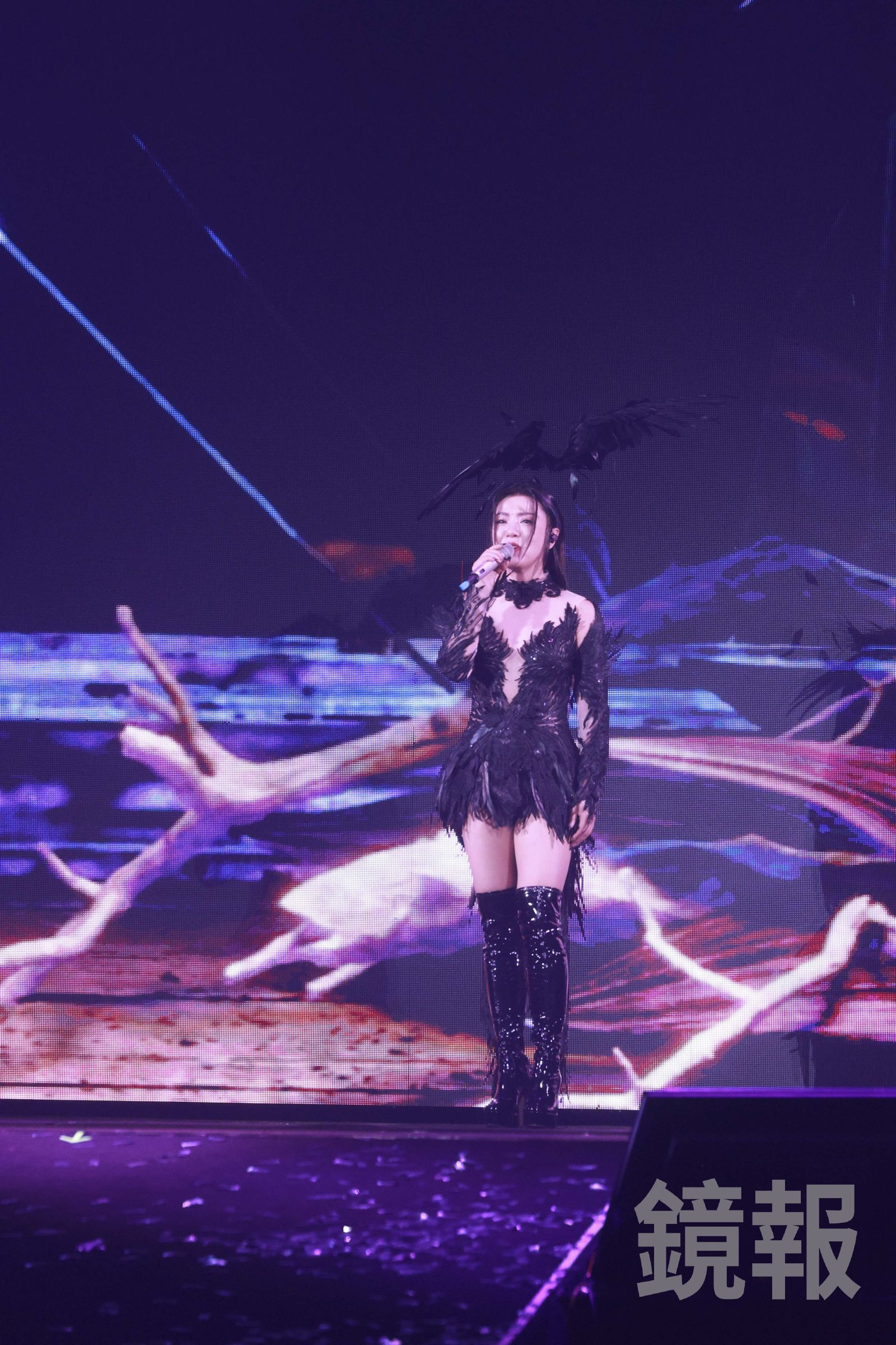 丁噹16日在小巨蛋舉辦第2場演唱會。劉耀勻攝