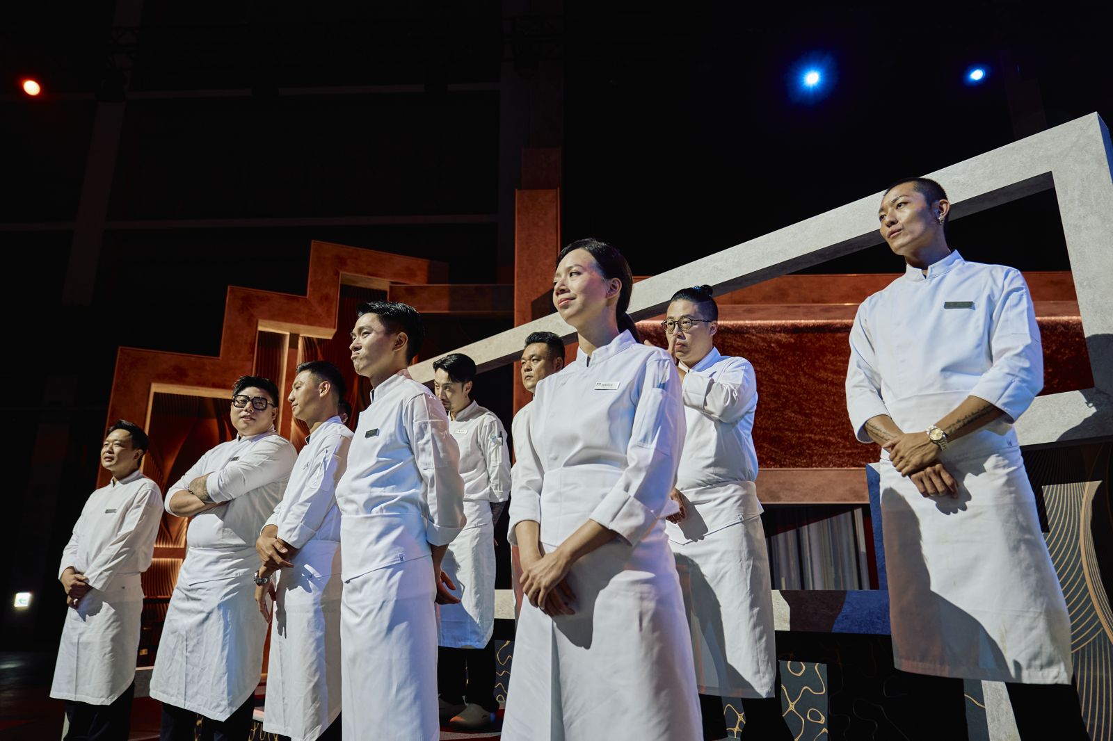 十位頂級主廚同台比拚。華視提供