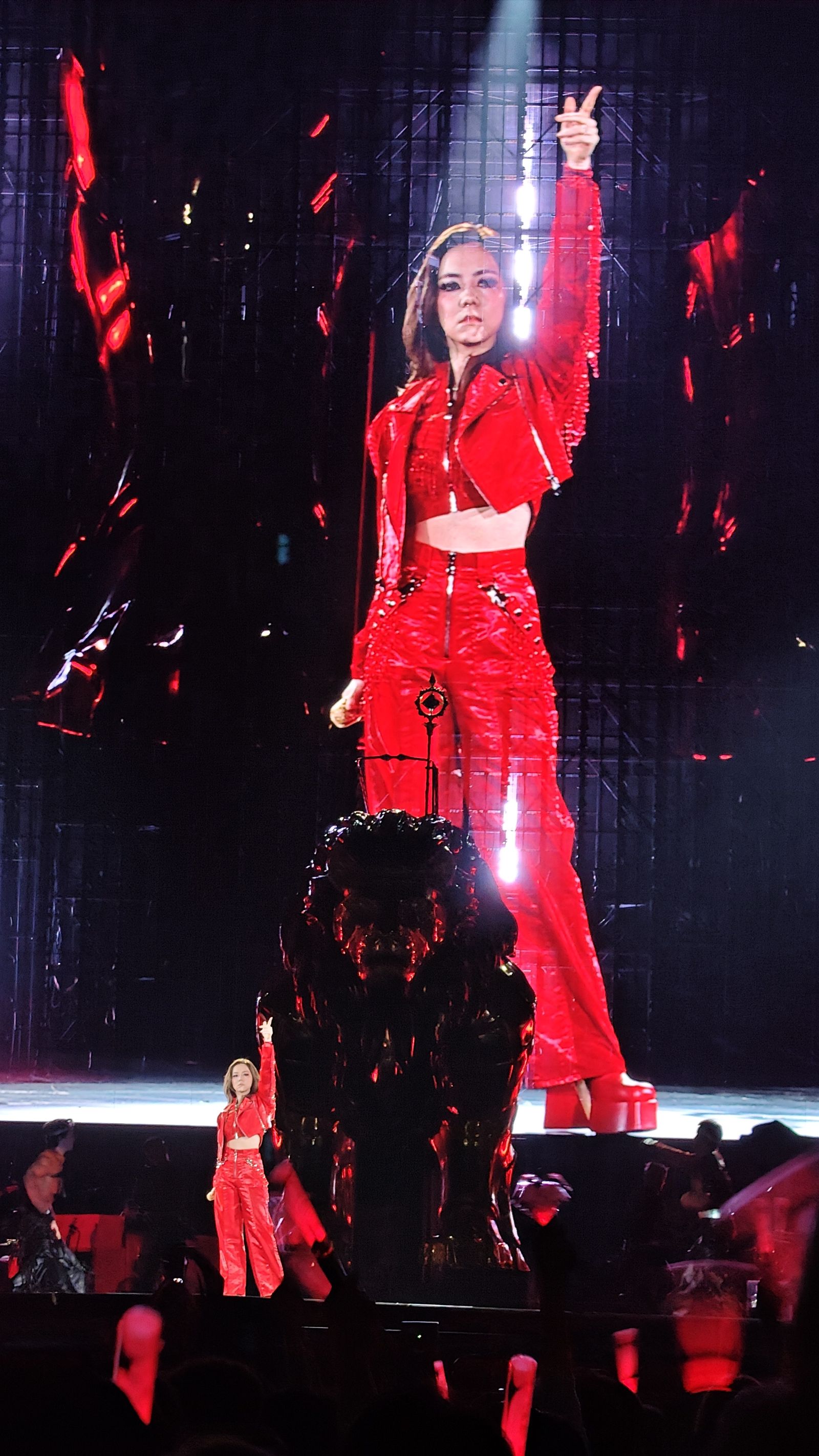 鄧紫棋9日登大巨蛋開唱。讀者提供