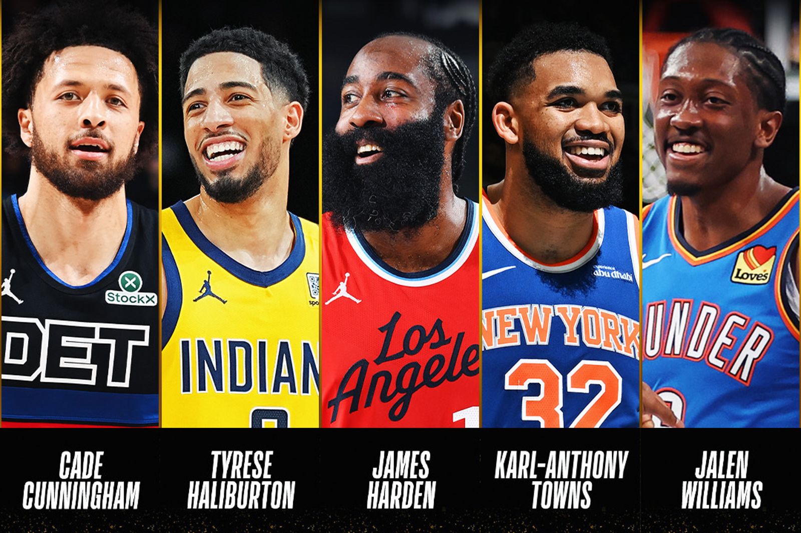 2024-25賽季年度第三隊。(翻攝自X@NBA)