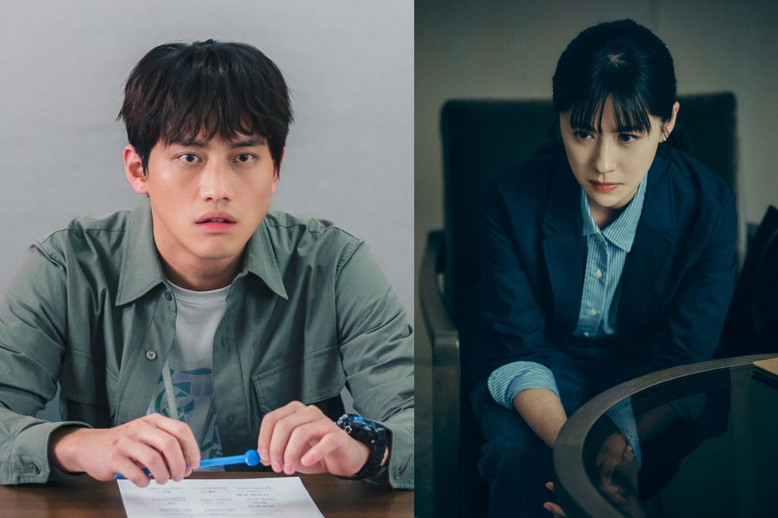 范少勳(左)、林予晞(右)今年分別以《X!又是星期一》《死了一個娛樂女記者之後》入圍金鐘。翻攝自《鏡文學》官網