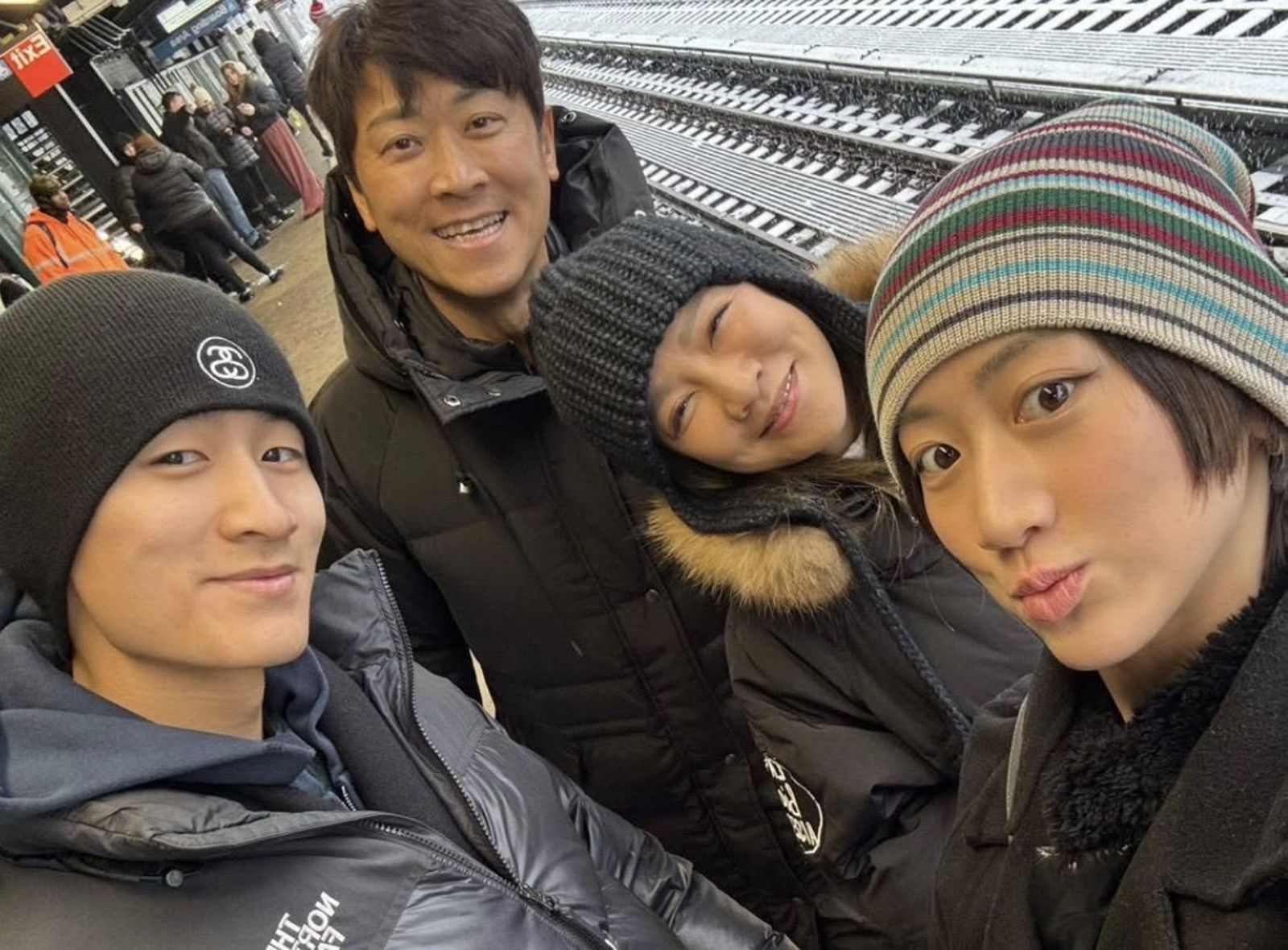 返台遇「10年一見」暴風雪!侯昌明、曾雅蘭美國探親 被迫滯留2天