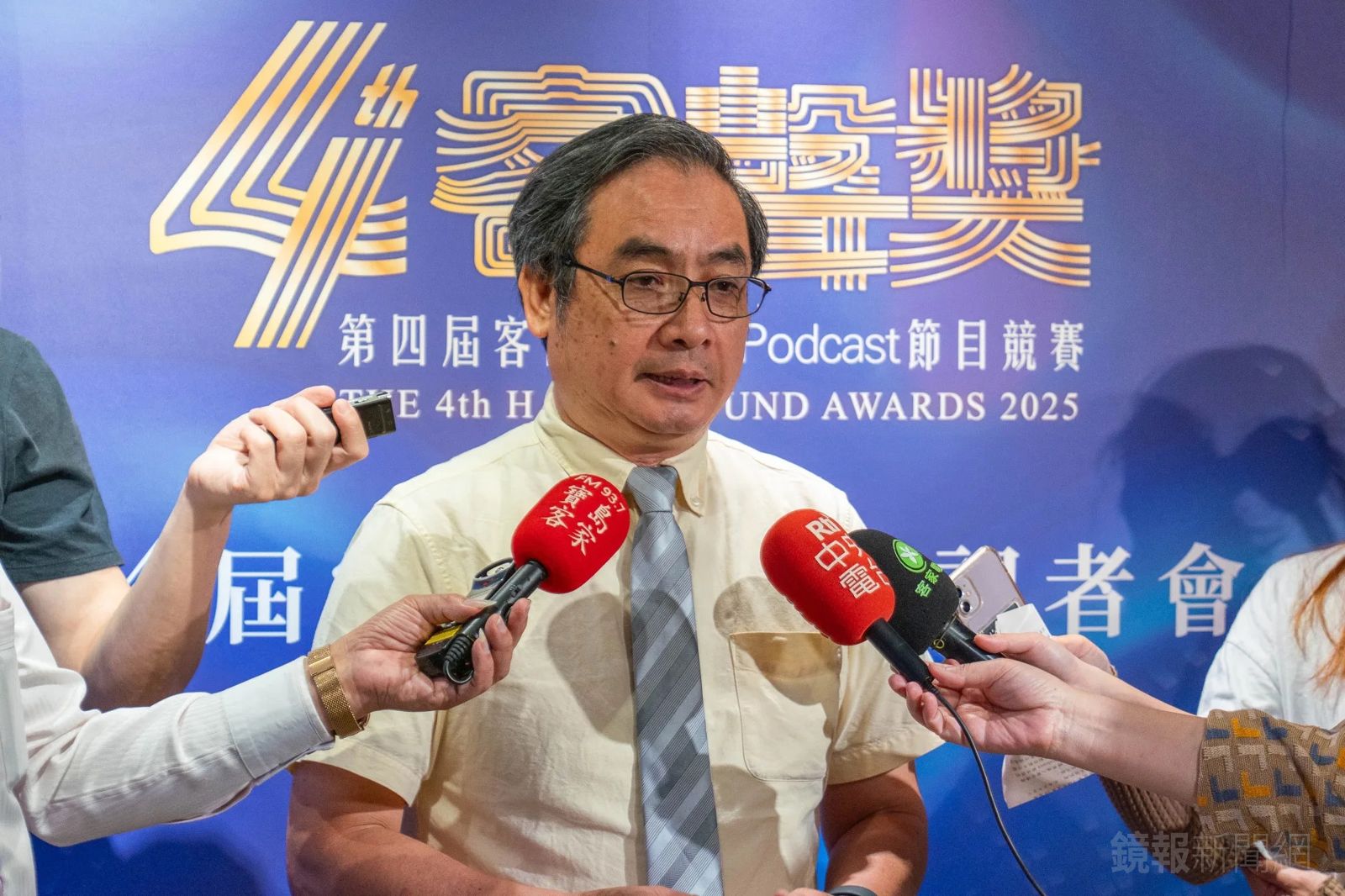 客傳會董事長陳邦畛表示，希望藉由舉辦客聲獎，發掘更多客語廣播與聲音工作人才。圖／客傳會提供
