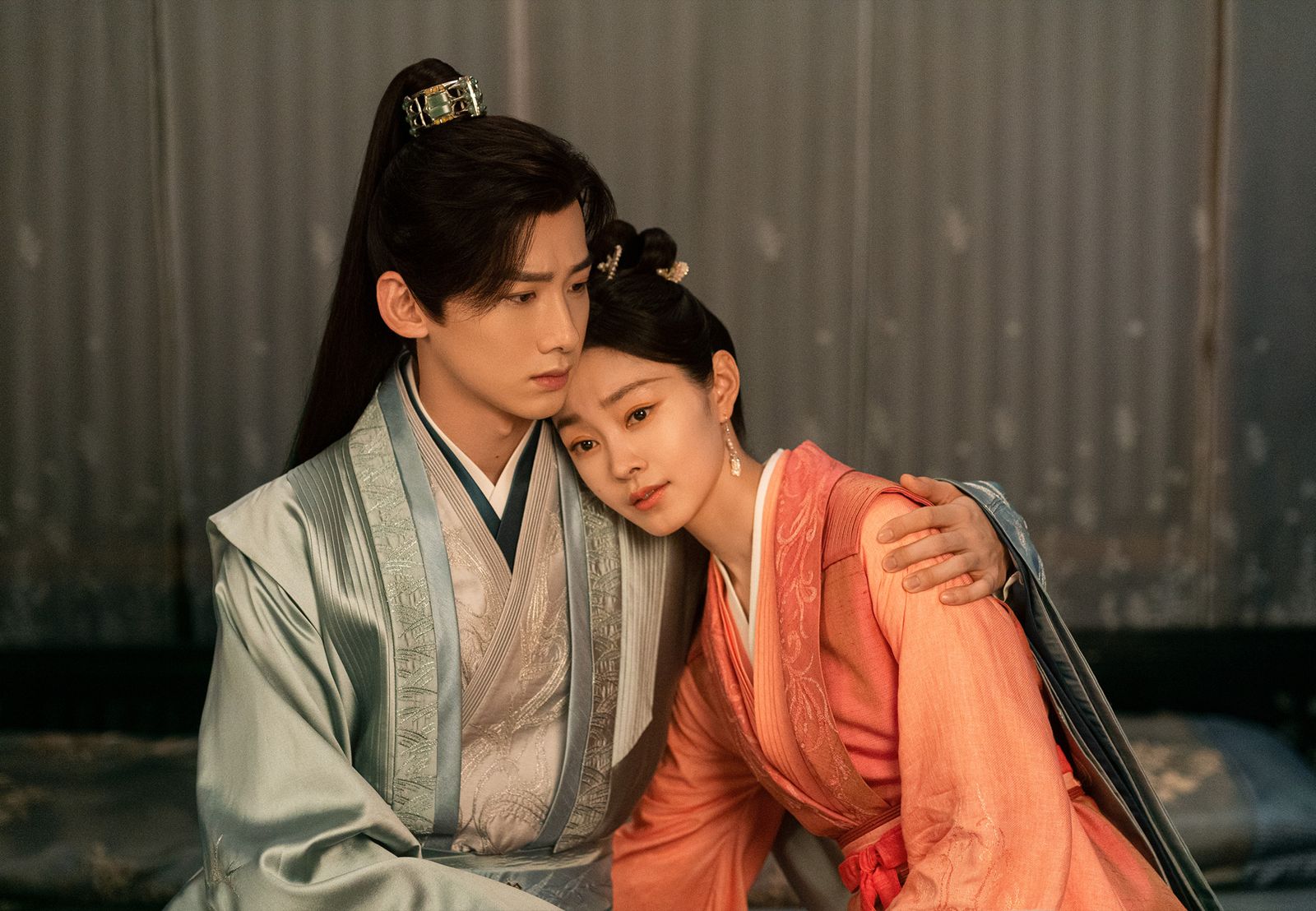 《長風渡》白敬亭（左）與宋軼劇中「先婚後愛」話題十足。愛爾達電視提供