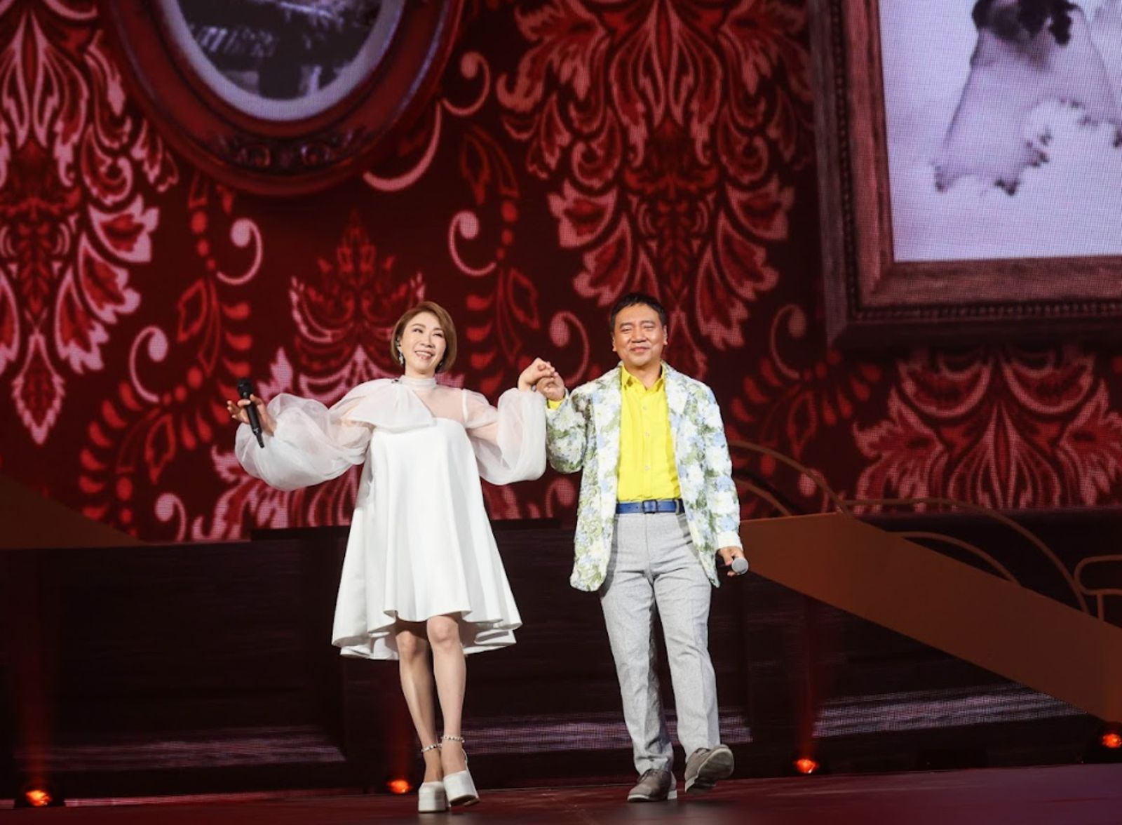 李翊君29日擔任特別嘉賓，與施孝榮同台合唱。寬宏藝術提供