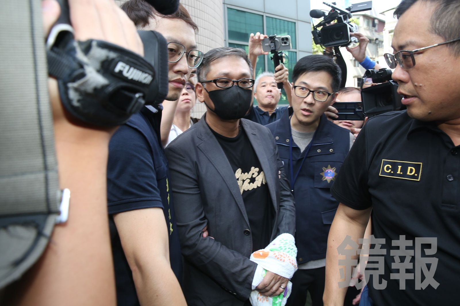 「麥可」洪瑞宏升太陽聯盟副盟主後首度現身。董孟航攝